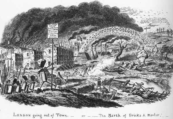 London, Leaving the City 1829 - view 1