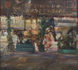 Cafe Parisien by Marcel Jefferys