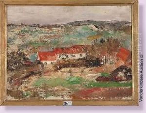Paysage Aux Toits Rouges - view 1