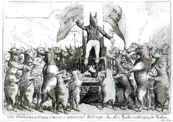 The Smithfield Parliament Universal Suffrage - view 1