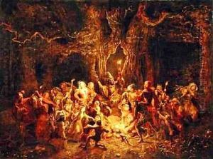 Hernes Oak from The Merry Wives of Windsor by George Cruikshank I