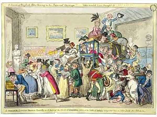 A Swarm of English Bees Hiving in the Imperial Carriage - view 1
