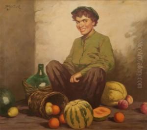Fruttivendola Seduta