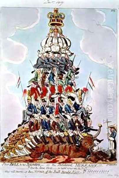 Poor Bull and his Burden or the Political Murraion - view 1