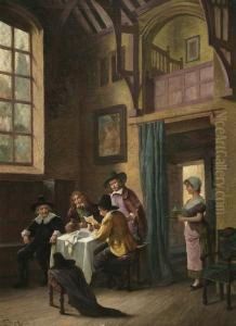 Besprechung Im Schloss-interieur