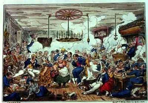 Sailors Carousing or a peep in the long room - view 1