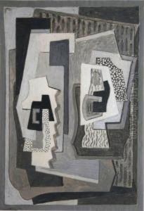 Cubist Composition by Mainie Harriet Jellett