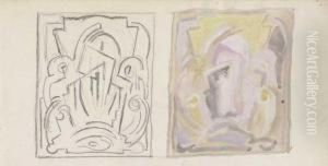 Religious Abstract by Mainie Harriet Jellett