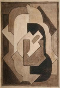 Abstract Composition by Mainie Harriet Jellett