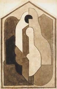 Study For Decoration, Circa 1923 by Mainie Harriet Jellett