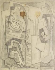 Three Elements by Mainie Harriet Jellett