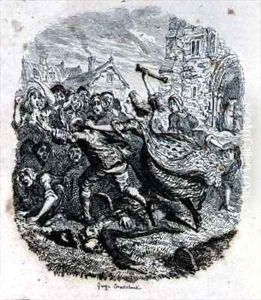 The Battle Royal in the Church Yard
