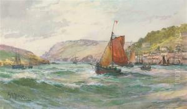 Fishing Trawlers Running Into Salcombe Harbour, Devon - view 1