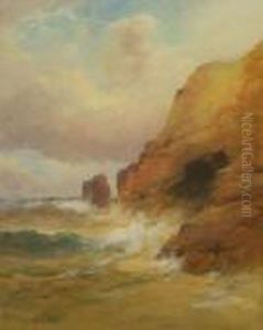 A West-country Coastal Scene by George Henry Jenkins