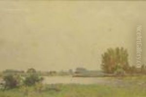 Tranquil River Scene by George Henry Jenkins