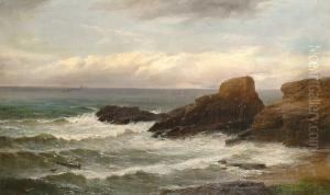 A Coastal Landscape by George Henry Jenkins