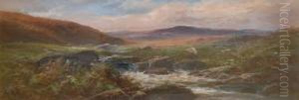 Fishing A Dartmoor Stream - view 1