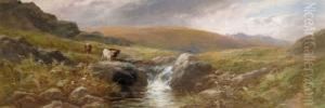 Cattle On The High Moor by George Henry Jenkins
