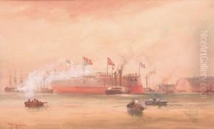 The Launching Of The King Edward Vii The Launching Of The King Edward Vii