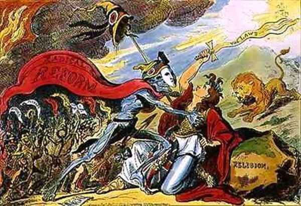 Death or Liberty or Britannia and the Virtues of the Constitution in Danger of Violation from the Great Political Libertine Radical Reform - view 1