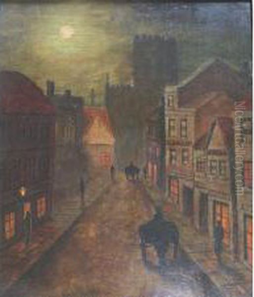 Street Scenes By Moonlight - view 1