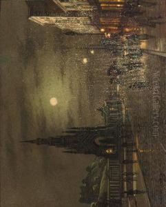 Scott's Monument, Edinburgh by Wilfred Jenkins