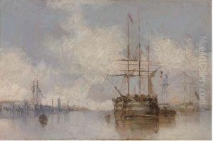 Warships At Anchor