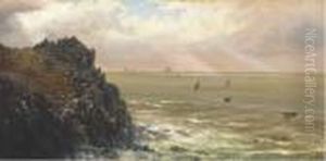 Off The Coast, Rock, Cornwall by William Jenner