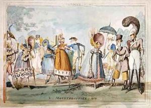 Monstrosities of 1818 by George Cruikshank I