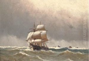 Af Full Sail; And A Ship On Calm Waters