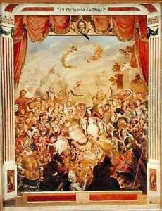 The First Appearance of William Shakespeare on the Stage of the Globe Theatre by George Cruikshank I