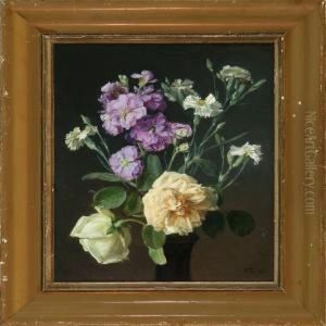 Blomsterbillede by Karl Jensen