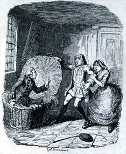 Booth discovered in the Hamper by George Cruikshank I