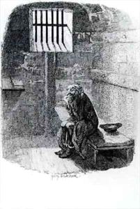Fagin in the Condemned Cell by George Cruikshank I