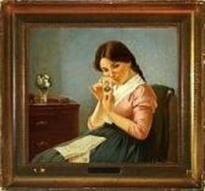 A Girl Receiving A Letter