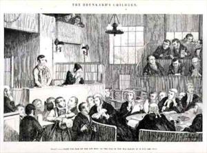 The Trial at the Old Bailey by George Cruikshank I