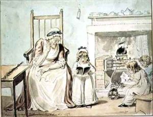 The Dame School by George Cruikshank I