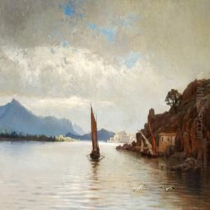 Evening Atmosphere,presumably In The Bosporus by Harald Jerichau