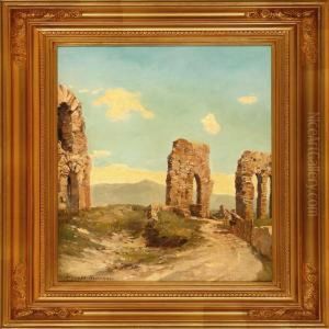 View Of The Roman Campagna by Harald Jerichau