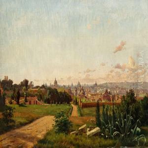 View Of Rome From Monte Pincio - view 1