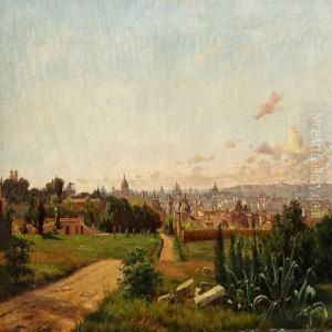 View Of Rome From Monte Pincio