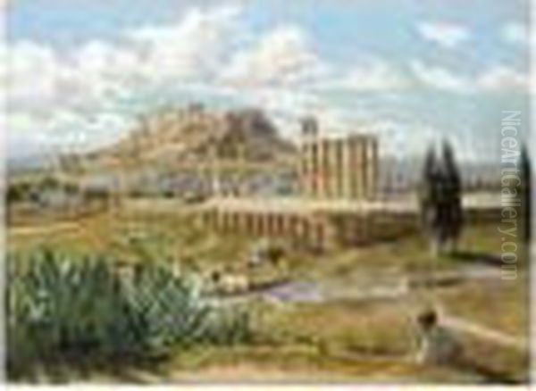 Overlooking The Acropolis - view 1
