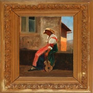 An Italianwoman With A Guitar