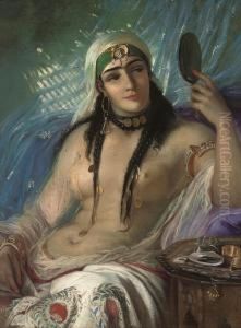 Odalisque by Anna Maria Elisabeth Jerichau-Baumann