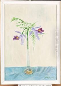Blomsterstilleben by Erik Jerken