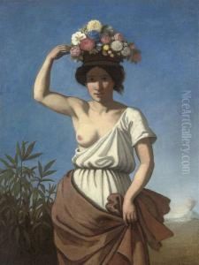 A Pompeiian Beauty Carrying Fruit A Pompeiian Beauty Carrying Fruit