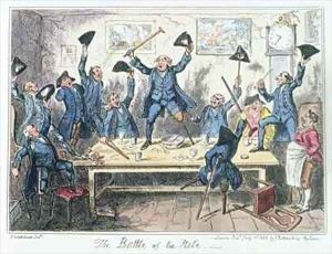 The Battle of the Nile by George Cruikshank I