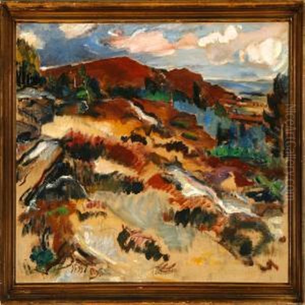View Over A Hillylandscape - view 1