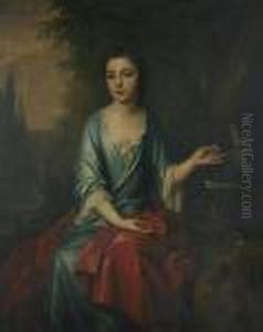 Portrait Of A Young Lady by Charles Jervas