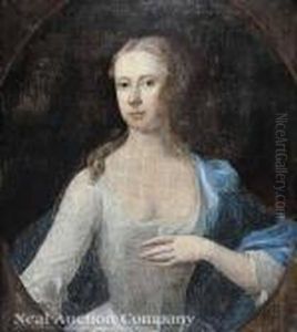 Portraitof A Lady, Possibly A Member Of The Digby Family by Charles Jervas